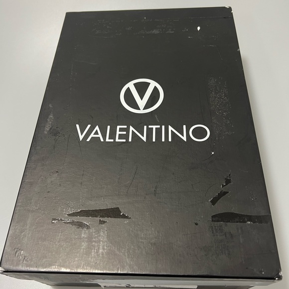 Valentino by Mario Valentino Adriel Monogram Leather Slip On Sneakers White 8 - Picture 7 of 7